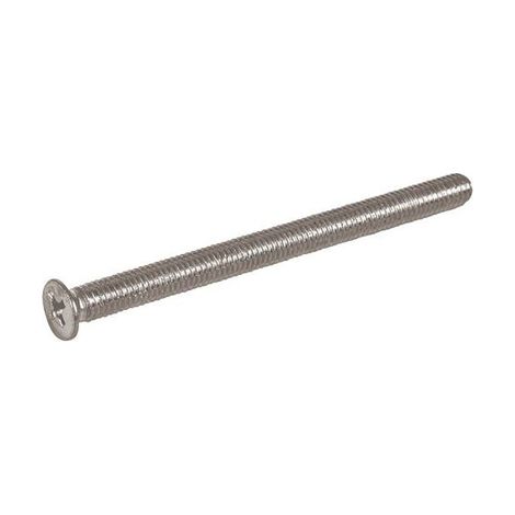 Blister de 4 vis cylindriques m5x65mm nickel 92189 (1/2)