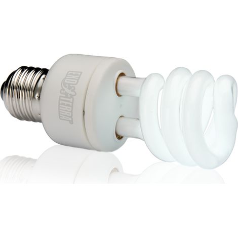 EXOTERRA LAMPADA RETTILI UVB REPTI GLO COMPACT 13WATT 10.0 ATTACCO E27 (1/4)
