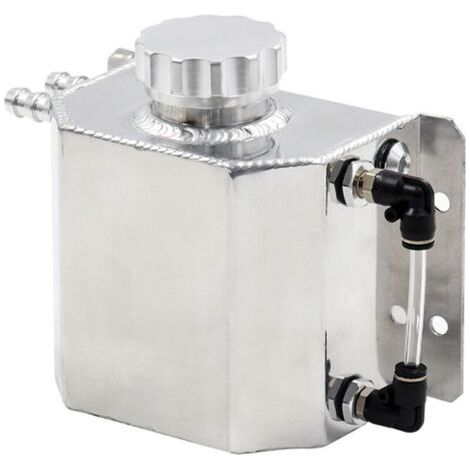 Bidon de D'huile de Véhicule en Aluminium 1 L Réservoir de Reniflard D'huile Vidange