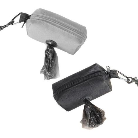 2 pièces Sac a crottes chien Disitributeur de Sacs à Crottes pour Chiens, Distributeur de Sac à déchets de Chien,distributeur sac a (1/4)