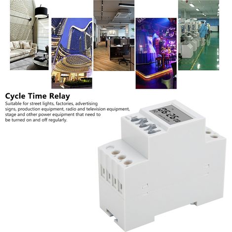 TM626 Interrupteur temporisé d'alimentation à double sortie 220 V avec intervalle de contrôle minimum de 1 seconde. (1/5)
