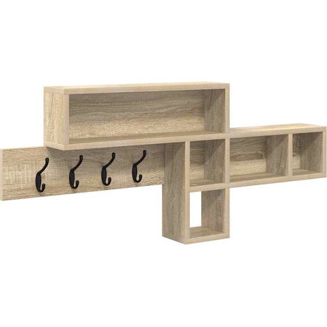 Maison Exclusive - Wandmontierter nachttisch Sonoma-Eiche 100 x 1