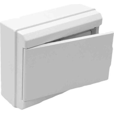 CAJA CON TAPA PARA DISTRIBUCION 1 A 4 ICP+8 ELEMENTOS BLANCO 277x188x55mm SOLERA (RETRACTILADO) 697CB (1/2)