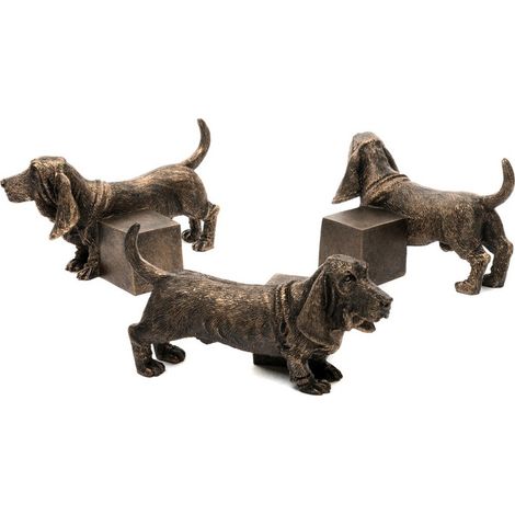 Basset Hound Plant Pot Feet - Set of 3 - L6.5 x W11 x H7 cm