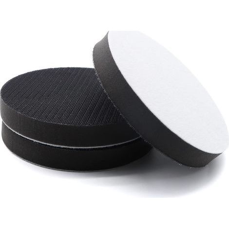 Schaumstoff-Polierpads – geeignet zum Polieren von Holz, Autolackierungen usw. – 3er-Pack, porenfrei, 75 mm (1/5)