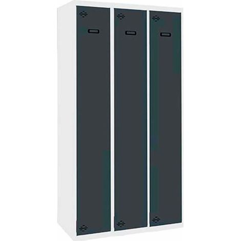 Taquilla 1800x900x500 SIMONLOCKER PROFESIONAL SINGLE 3/3 300 (900) BL/AN marca SIMONRACK
