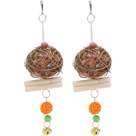 Cage grinder for parrots, bird chew toy, for foraging, for cockatiels, conures, African greys (1/5)