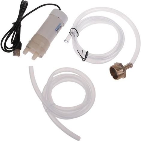 Mini pompa dell'acqua USB 5V 2A con tubo flessibile – portata 4 l/min – autoadescante – alta efficienza