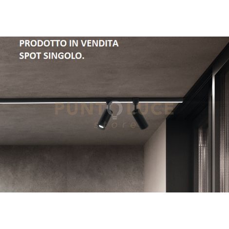 SPOT IP65 LED 15W 4000K 1150LM NERO D.5,5CM L.12CM OUTY