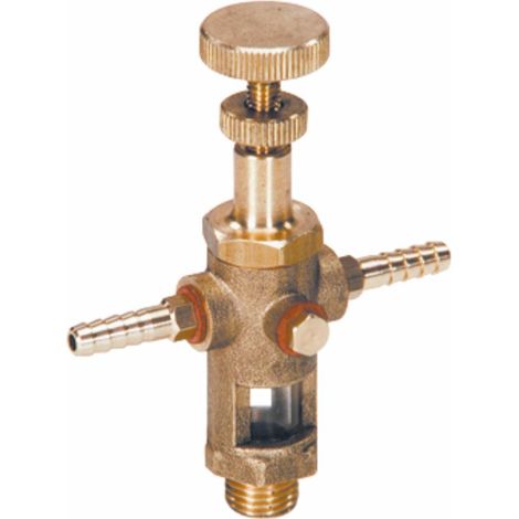 Oliatore contagocce doppio con filetto passo 1/4" (1/3)