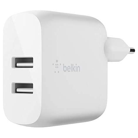 Belkin Dual USB-A Ladegerät, 24W weiß WCB002vfWH (1/3)