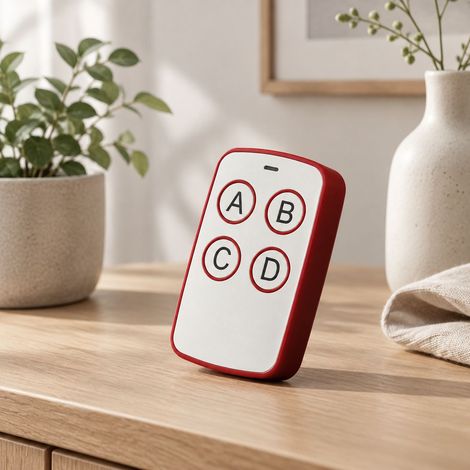 Télécommande Universelle LT-XDK12 4 Boutons Clonage Fréquence MHz pour Portail Garage Électrique Domotique Maison (1/5)