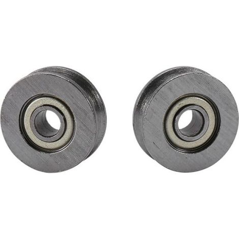 20pcs poulie de roulement à billes de cannelure de V623ZZ v pour le système de mouvement linéaire de voie de rail 3x12x4mm-HEN (1/5)