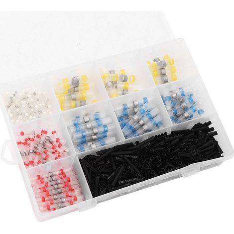 500 manchons thermorétractables étanches, kit d'étanchéité pour bornes de soudure (1/5)