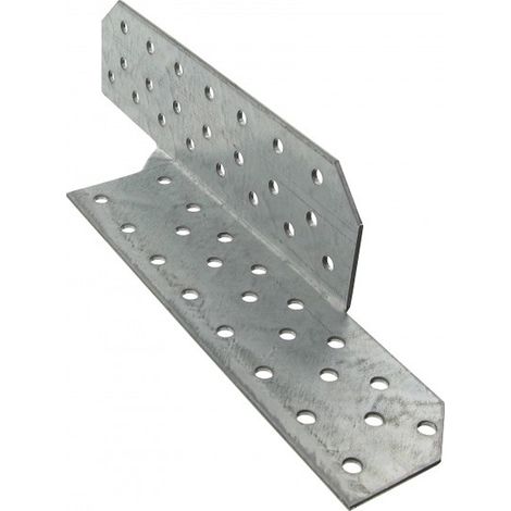 Simpson Strong Tie – Patte solivage 45x220mm – Acier galvanisé S250GD – Épaisseur 1,5 à 2mm – Pour bois dur et teck – Sabot de charpente