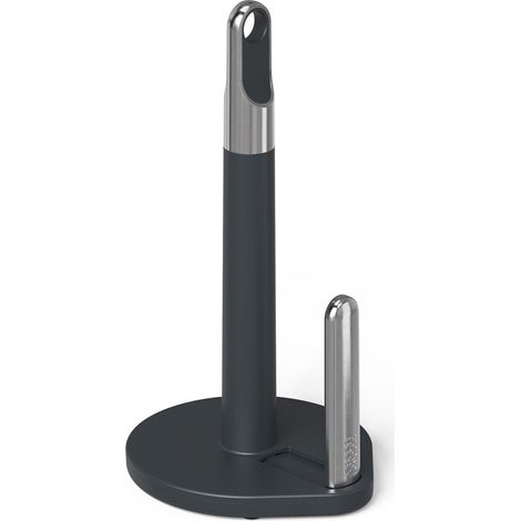 Portarotolo da cucina Joseph Joseph Hold™, grigio, utilizzo con una sola mano, base pesante antiscivolo, braccio teso de, facile trasporto, design moderno, rotoli fino a 140 mm (1/5)