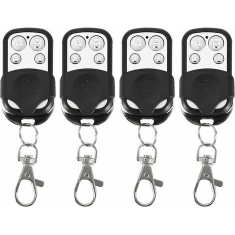 LAN Lot de 4 télécommandes universelles pour porte de garage électrique 433 MHz (1/5)