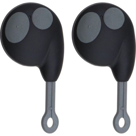 2pcs Étui Porte-clés de Voiture à 2 Boutons Coque de Boîtier de Télécommande Intelligente de Remplacement Compatible avec Cobra Alarm 7777 1046 3193 3196 7928 8186 8888 (1/5)