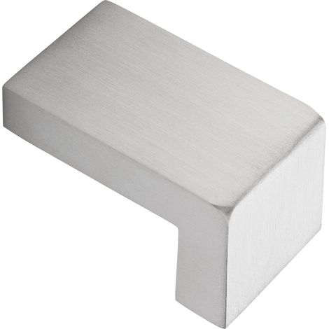 Möbelknopf NORTHAMPTON Länge 40 mm Höhe 40 mm Edelstahl gebürstet Knopf Schrankknopf (1/3)