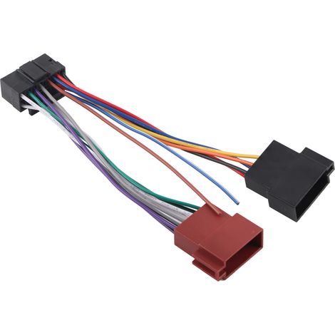 Harnais de prise de fil Audio de voiture, 16 broches, plastique ABS de remplacement pour récepteur Radio Sony