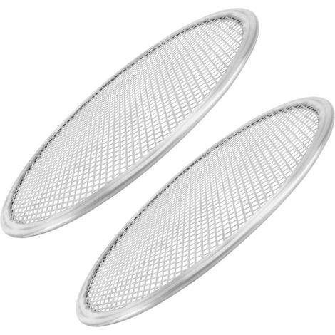 Lot de 2 Grille à Pizza, Aluminium Épais 40 Cm, Antiadhésive, Cuisson Homogène, Pour Four Domestique (1/5)