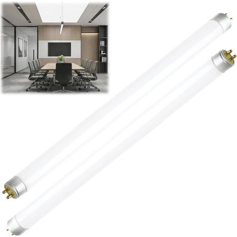Pack T5 8W Fluorescent Tubes, 300mm, Cool White 6500K 685LM, G5 Base, Energy Saving Bulb for Kitchen, Bathroom and Garage