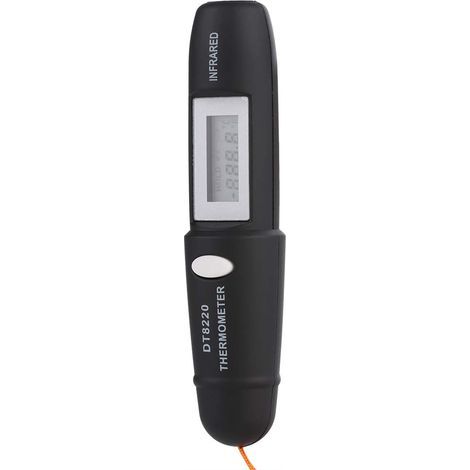 Mini thermomètre infrarouge multifonction sans contact Mesure de la température IR Affichage LCD numérique Mesure domestique pour la réfrigération (1/5)