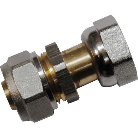 Raccord laiton femelle 20 x 27 à écrou mobile tube multicouche ø 20
