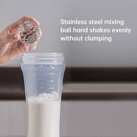 Distributeur de Pâte à Crêpes avec boule de mélange outil de boulangerie bouteille à presser pour crêpes crêpes pots à (1/4)