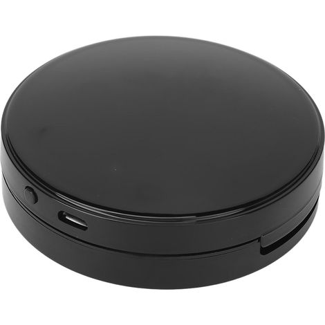 Boîtier de fond de teint cushion avec miroir rond et lumière LED, boîtier intérieur compact, emballage cosmétique vide (1/5)