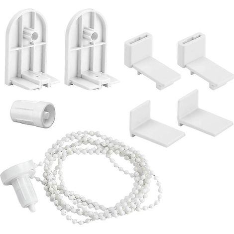 Support de store enrouleur de rechange sans perçage, 17 mm, pour fenêtre, double store enrouleur, pince de serrage, palan à chaîne. (1/5)