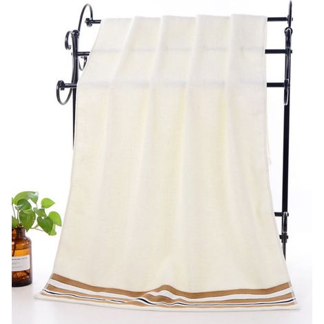 Serviette De Bain - 70 x 140 cm - Microfibre Absorbante Rapide Séchage - Pour Salle De Bain Cuisine Spa Hôtel Gym - 1 Pièce (1/5)
