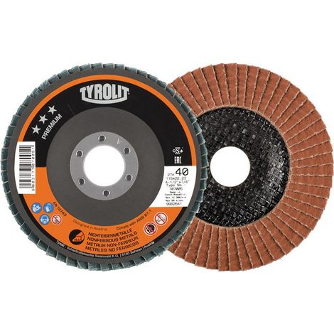 Disco lija laminado 125mm K60 TYROLIT 707012