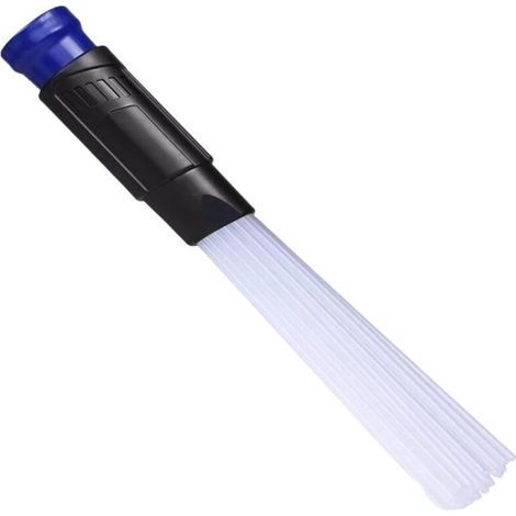 Cleaner Tube, 1pc Multifonctions Aspirateur poussière de Paille Tubes saleté Brosse Remover Fixation Portable à Vide Universel Outils ménagers Nettoyer (Couleur : Noir)