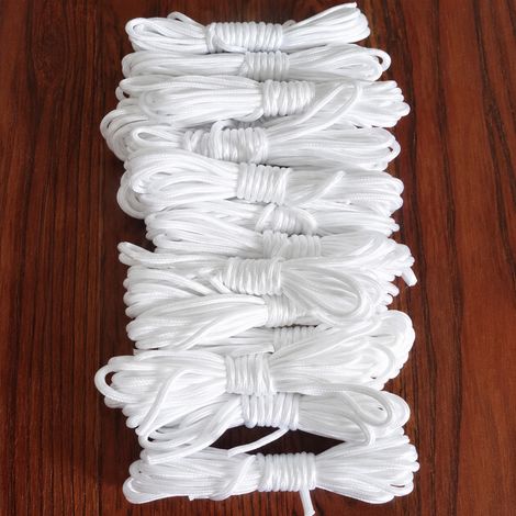 Corde blanche de 3 m pour tente et bâche de camping 3 30 g – Livraison gratuite