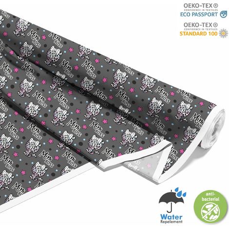 OUTDOOR DEKOSTOFFE OXFORD - Motiv Kätzchen, Sterne I DX684