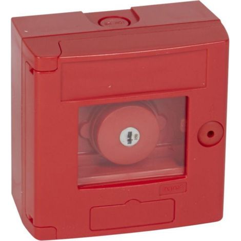 Coffret bris de glace coup de poing IP44 rouge - montage en saillie - LEGRAND