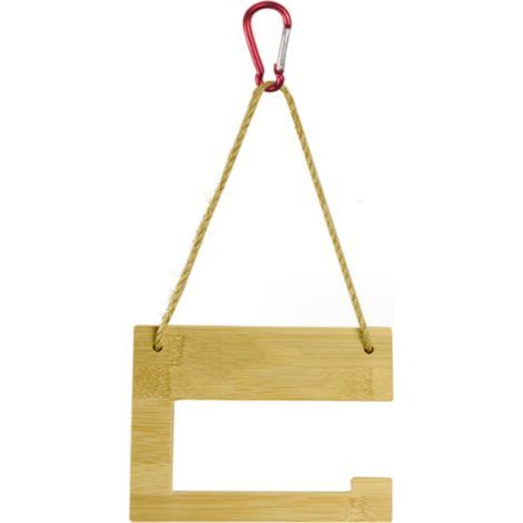 Équipé d'un support en bambou, d'un porte-papier toilette et d'un sac de camping extérieur (1/4)