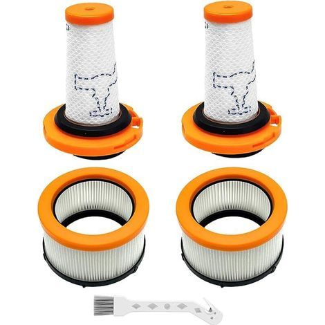 ALLIANDIS Filtre pour Rowenta X-Force Flex 9.60 et X-Nano Essential RH20xx, 2 Filtres Pré-moteur + 2 Filtres Post-moteur, Filtres de remplacement pour ZR009010 ZR009012 (1/5)