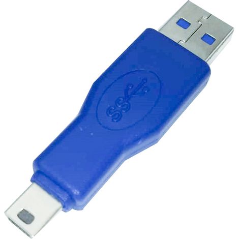 Adattatore accoppiatore connettore usb 3.0 maschio mini usb AM-Mini 10P (1/5)