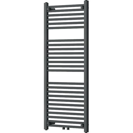 Radiador secatoallas eléctrico 528W 120x50x3cm, Gris (1/4)