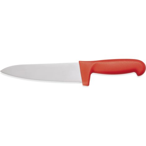 Couteau de cuisine Couteau de chef HACCP en Acier inoxydable/Plastique rouge- Was Germany