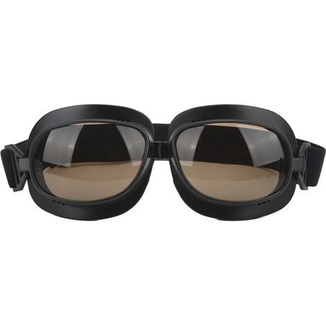 Lunettes de moto coupe-vent avec sangles réglables, modèle universel, adaptées à la conduite d'une moto. (1/5)