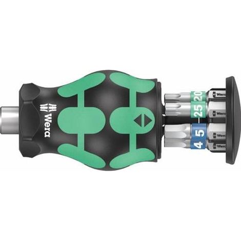 Wera Kraftform Kompakt Stubby Magazin 3 Negro Verde Compacto
