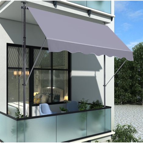 Tenda da sole a braccio regolabile 200x150 cm OKMYHOME (1/5)