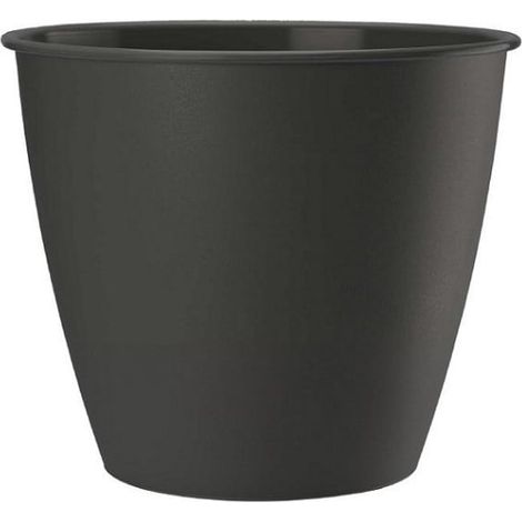 Azaleentopf aus Kunststoff, 13 cm, anthrazit matt (1/5)