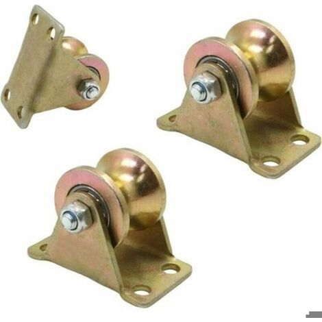 Dpzo – Poulie de levage 3 pièces – Acier épais 45 – Charge maximale 200 kg – Roulements à billes pour fonctionnement fluide – Re... (1/5)