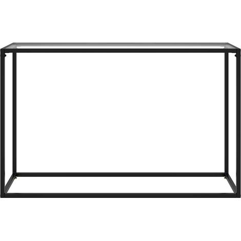 Maison Exclusive - Tavolo Consolle Trasparente 120x35x75 cm in Vetro Temperato (1/5)