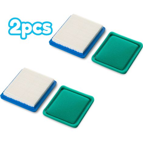 Luftfilter- und Vorfilter-Set für BRIGGS & STRATTON - Teilenummern 4101, 4915, 491588, 491588S, 5043, 5043A, 5043B, 5043D, 5043H, 5043K (2er-Pack)