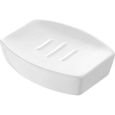 PORTASAPONE IN CERAMICA BIANCO (1/2)
